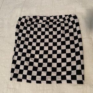 Rue 21 Checkered Tube Top